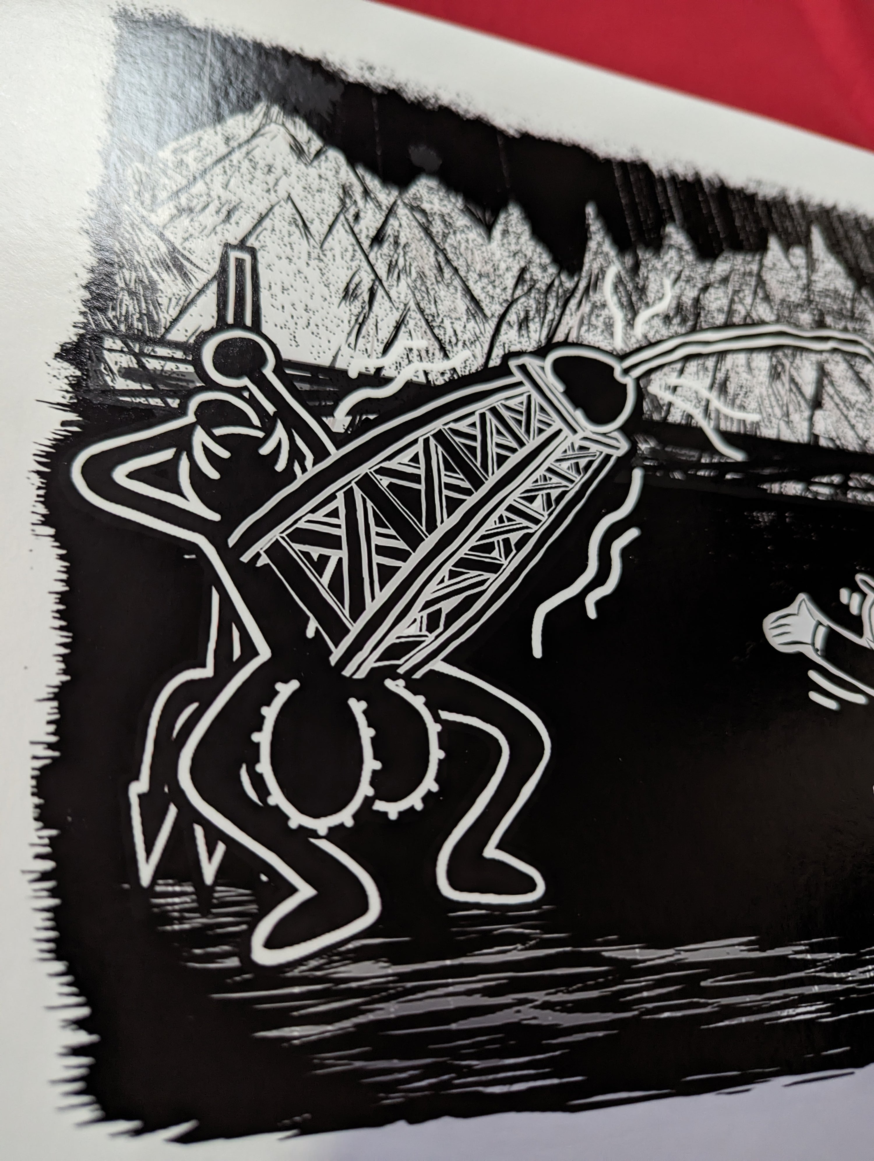 'Strange, Strange are the Dynamics of Oil and the Ways of Oilmen...' Giclee Print