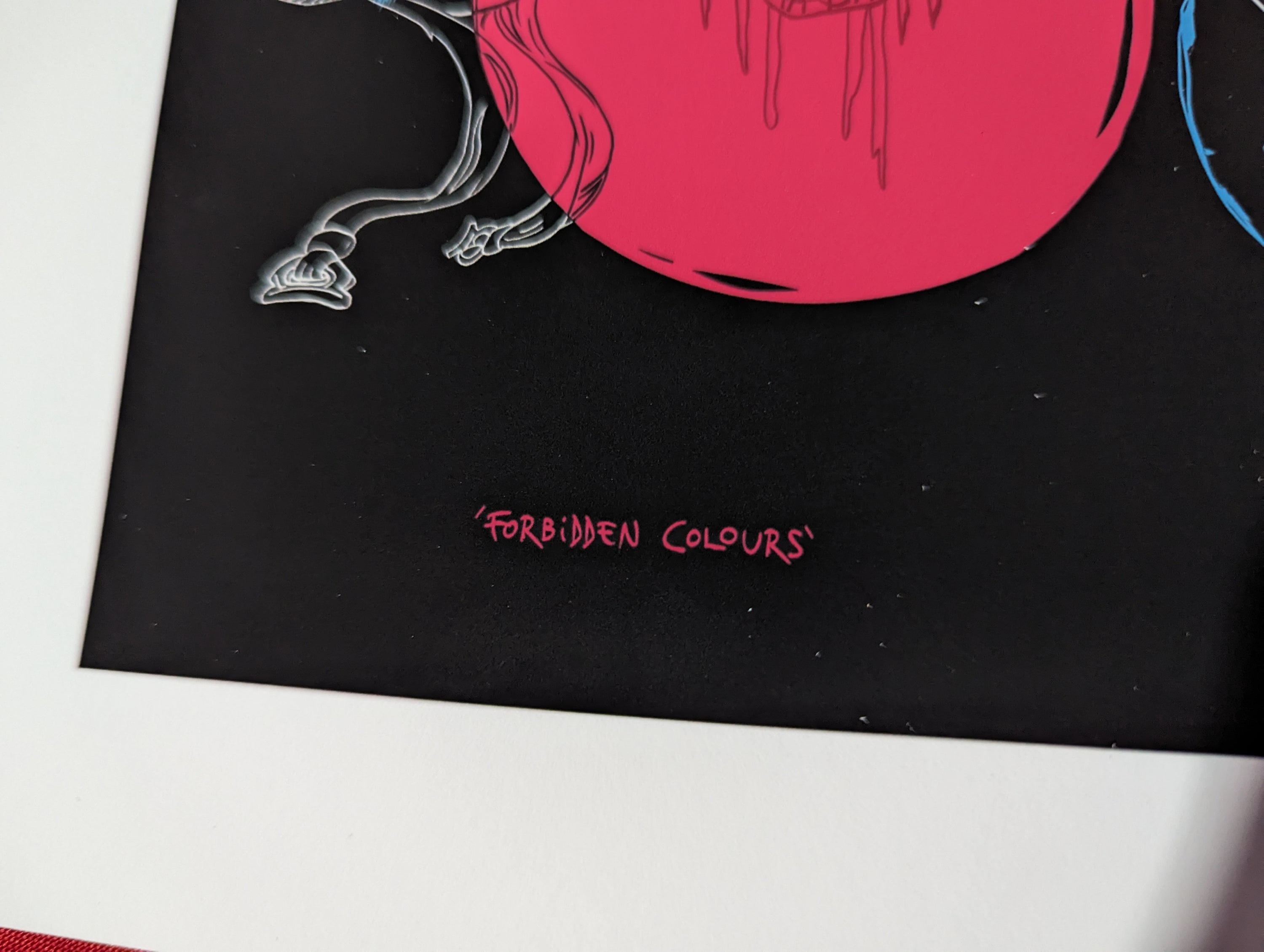 'Forbidden Colours' Giclee Art Print (Numbered and Signed)