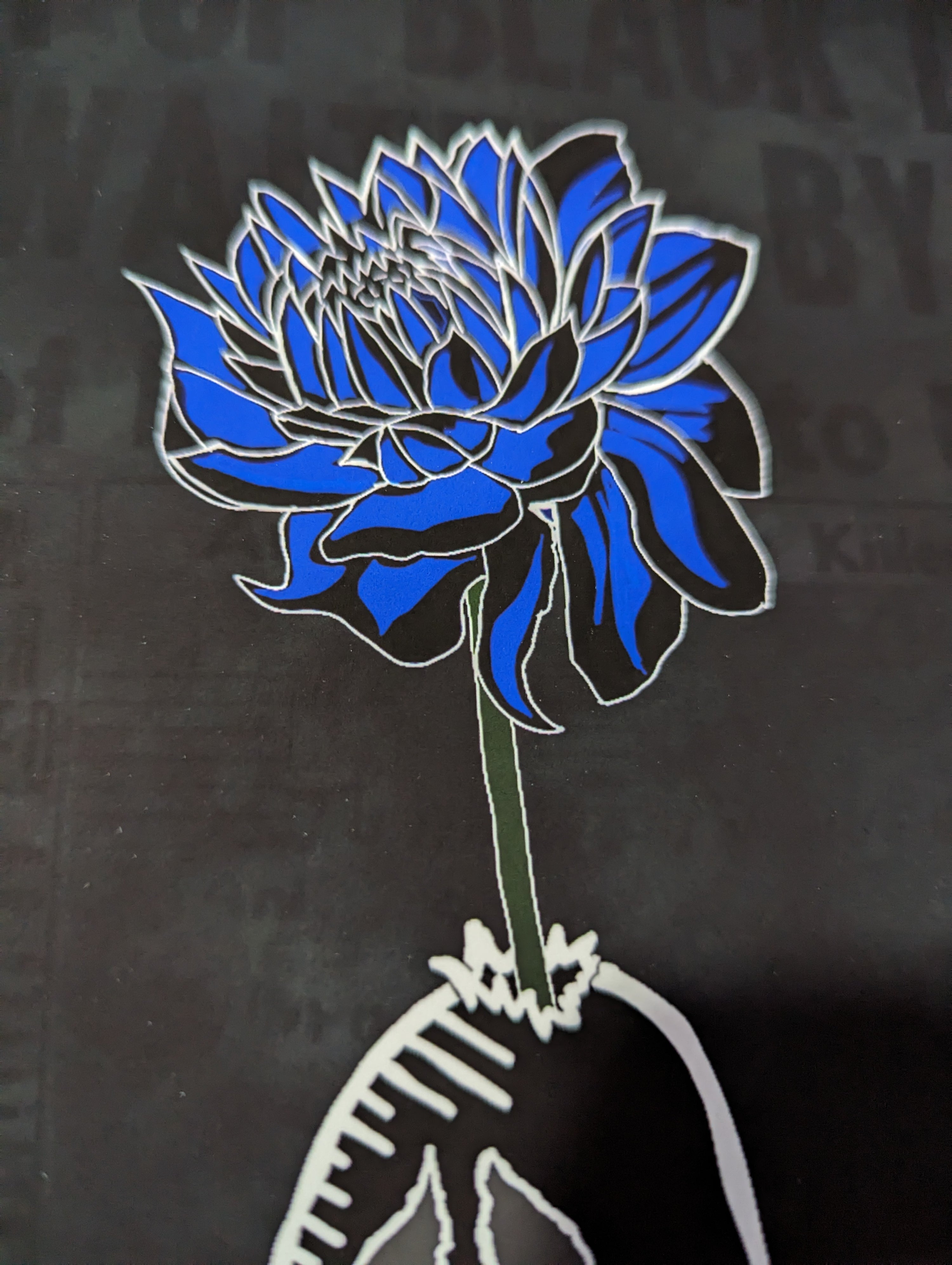 'BLACK DHALIA GHOST' Giclee Art Print