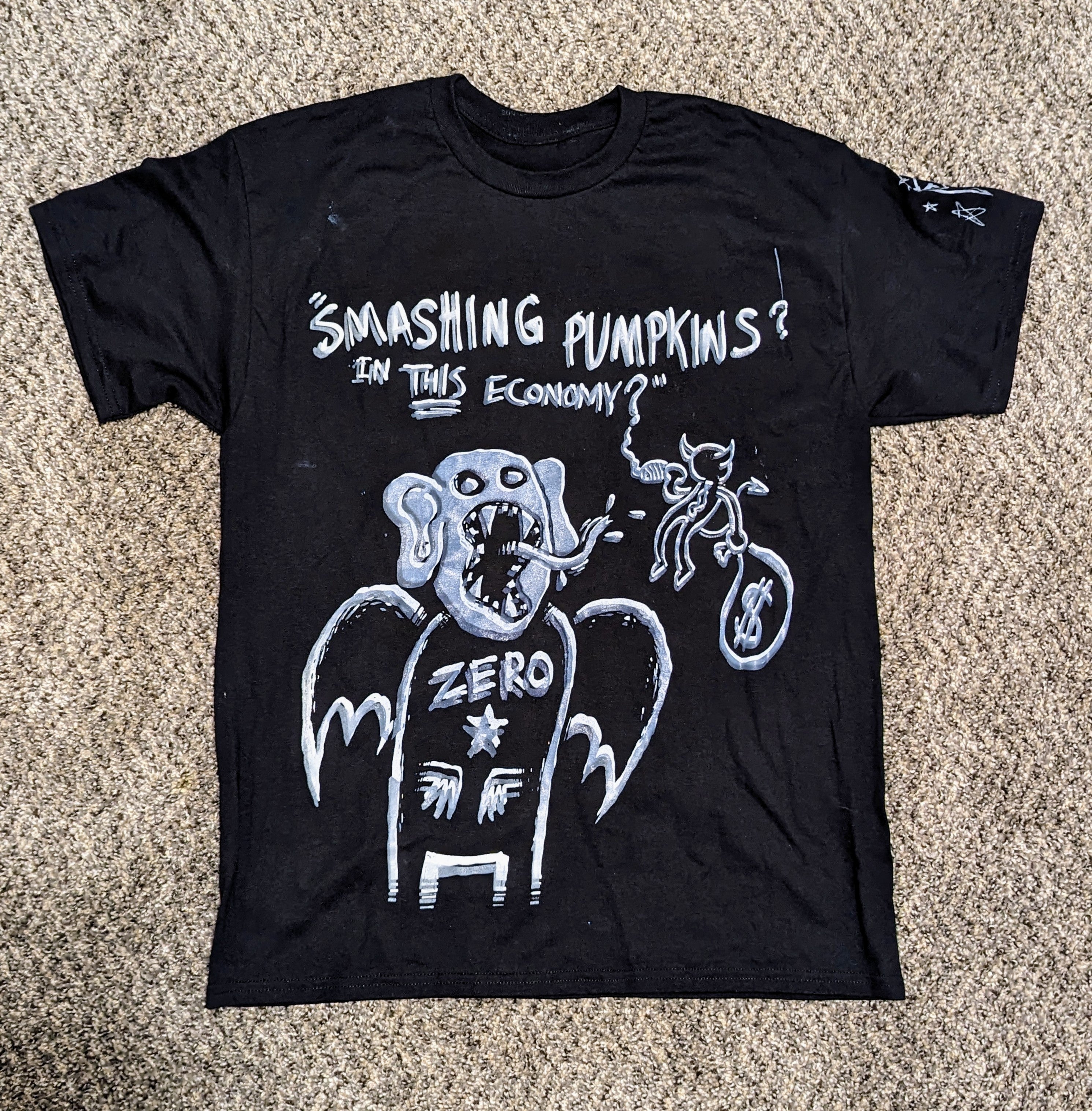 Smashing Pumpkins GITD "The World is a Vampire" Tour 2023 Bootleg Concert Tees (Black Variant)