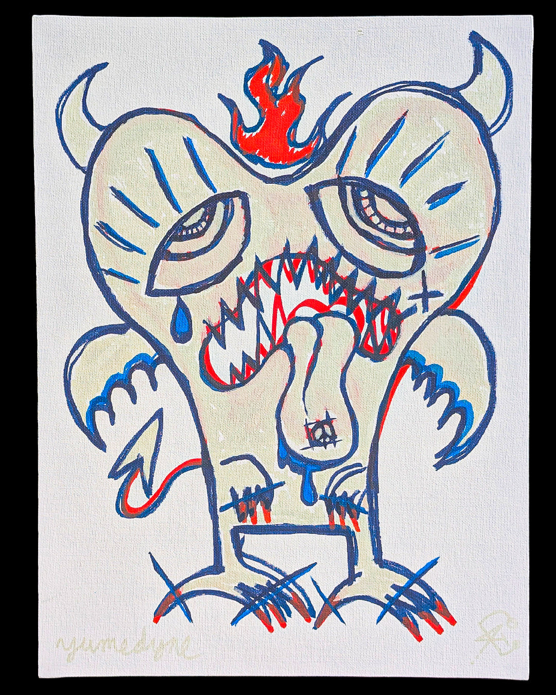 Acid Demon - 9" x 12" Limited Edition Original Paintings (of 3)