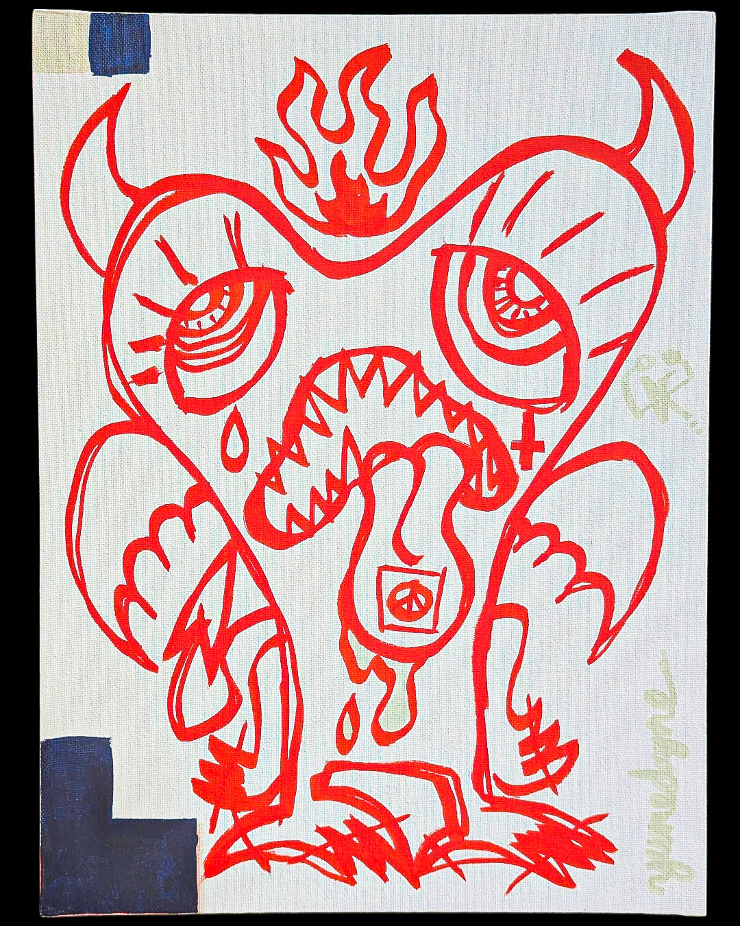 Acid Demon - 9" x 12" Limited Edition Original Paintings (of 3)