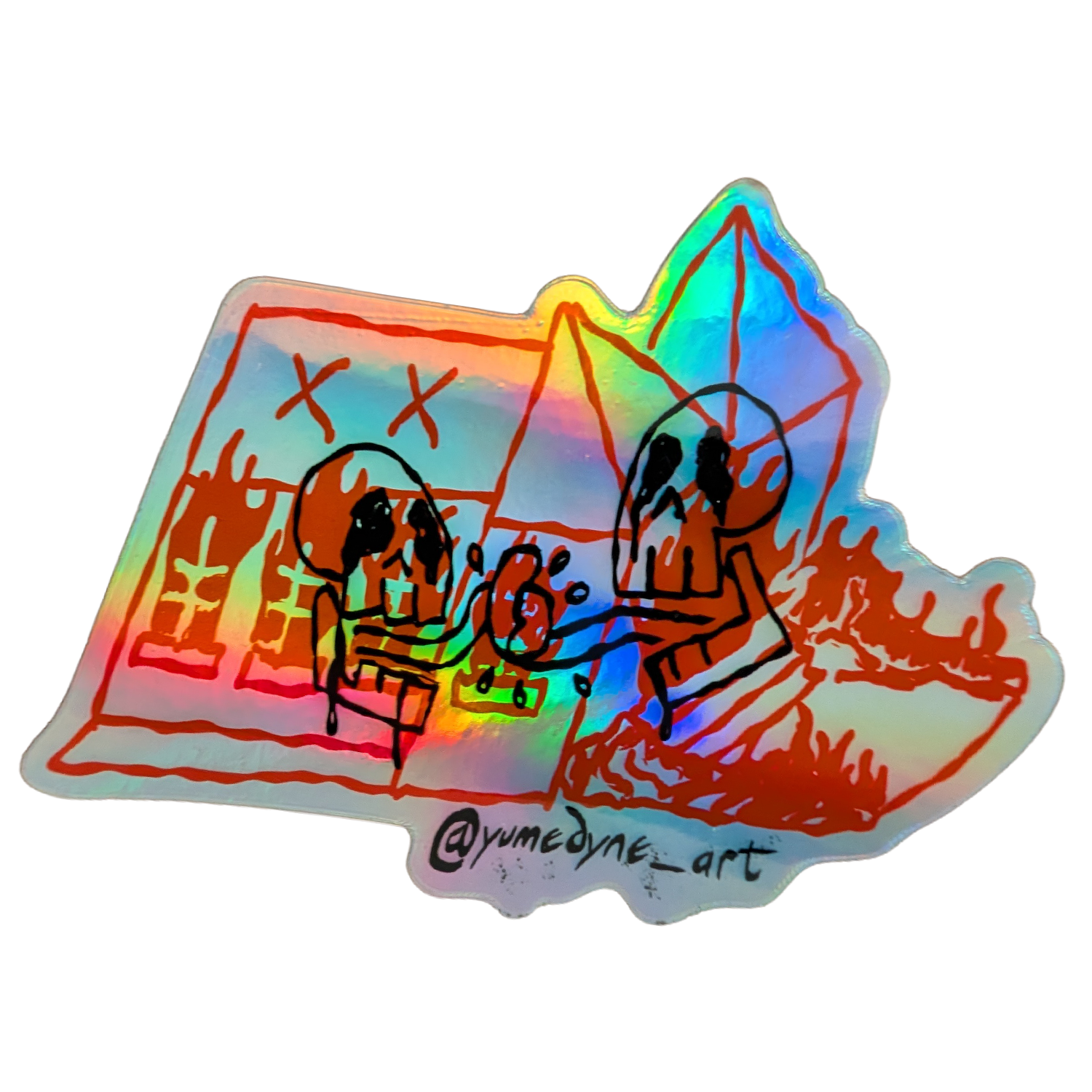SACRILEGE Holographic Sticker