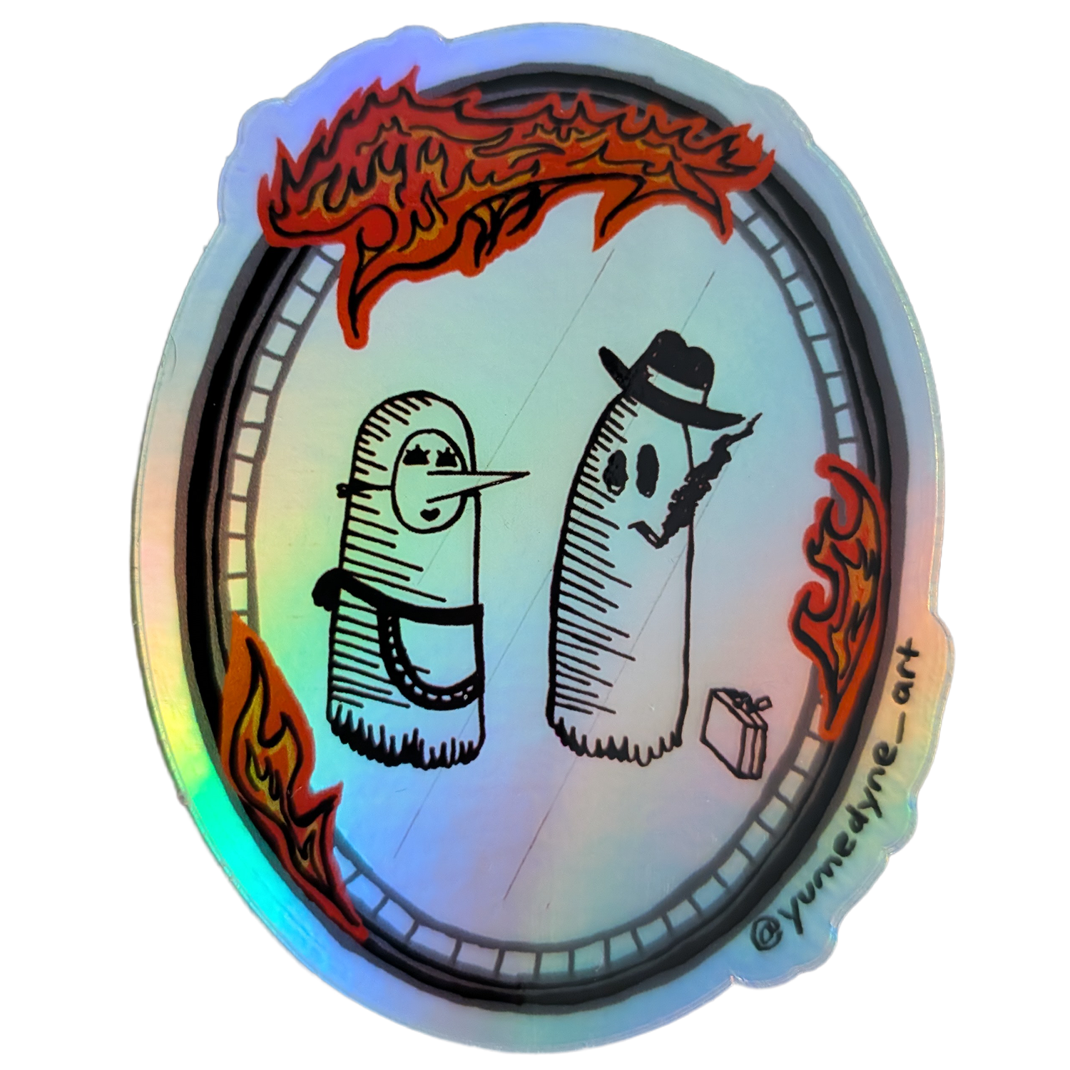 FAMILY PORTRAIT Holographic Sticker – yumedyne