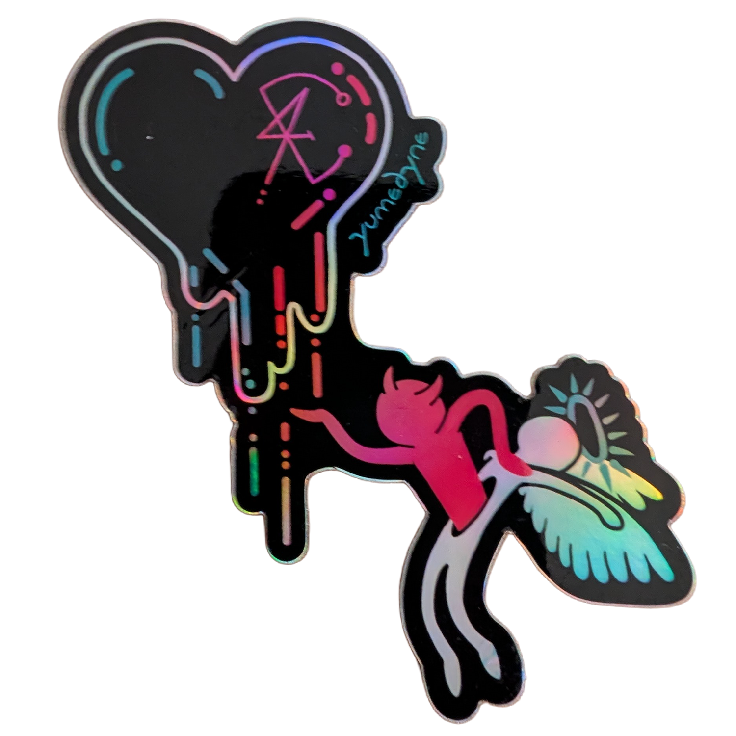 HELL IN EVERYONE Holographic Sticker